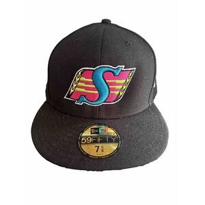 Saskatchewan Rough Riders New Era Fitted Hat 7 5/8 HARD TO FIND